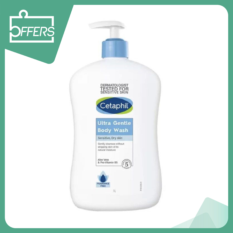Cetaphil 舒特膚 - 超柔和舒緩沐浴露 (無香料) 1L / 支
