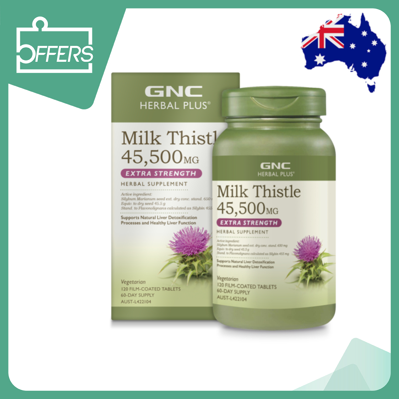 GNC - GNC HERBAL PLUS® 奶薊高效護肝精華 45,500mg (澳洲版)