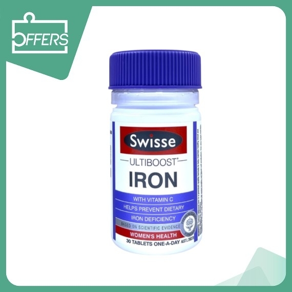 Swisse 斯維詩 - ULTIBOOST 補鐵片 30粒 / 樽