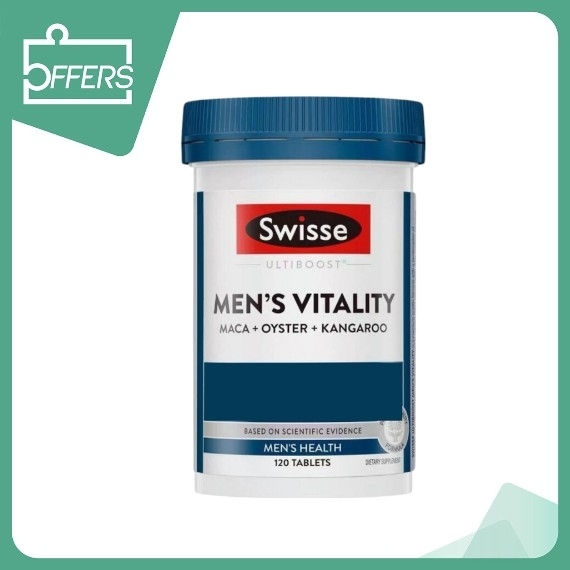 Swisse 斯維詩 - ULTIBOOST 男士活力雄風片(瑪卡 + 生蠔精華 + 袋鼠精華) 120粒 / 樽